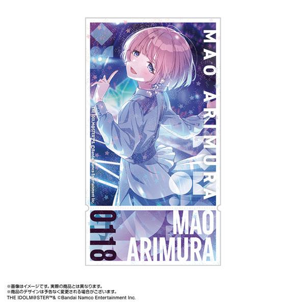 学園アイドルマスター チケット風ダイカットステッカー 有村麻央[あみあみ]《０７月予約》