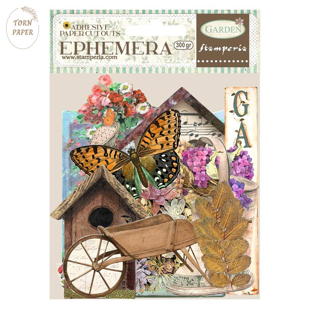 Stamperia 스탬페리아 Ephemera Garden 스티커 STA 357