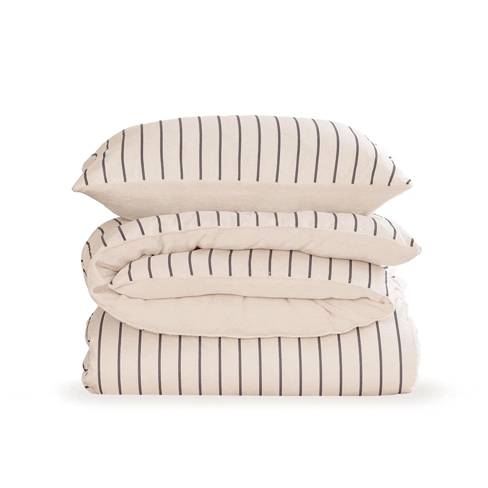 스트라이프 양면 차렵이불