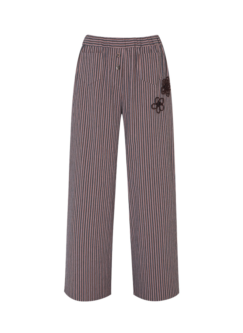 Vacation Stripe Pants (Purple)