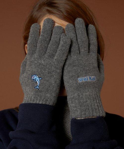 돌핀 스마트 터치장갑 그레이