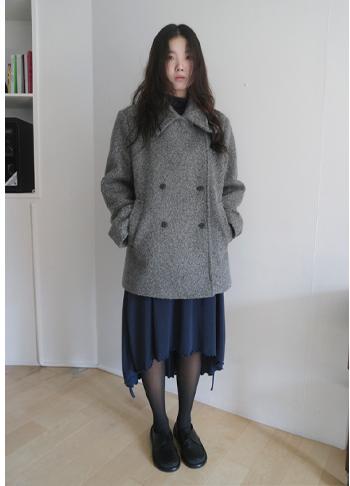 에프터먼데이 terry double pea coat (2c)