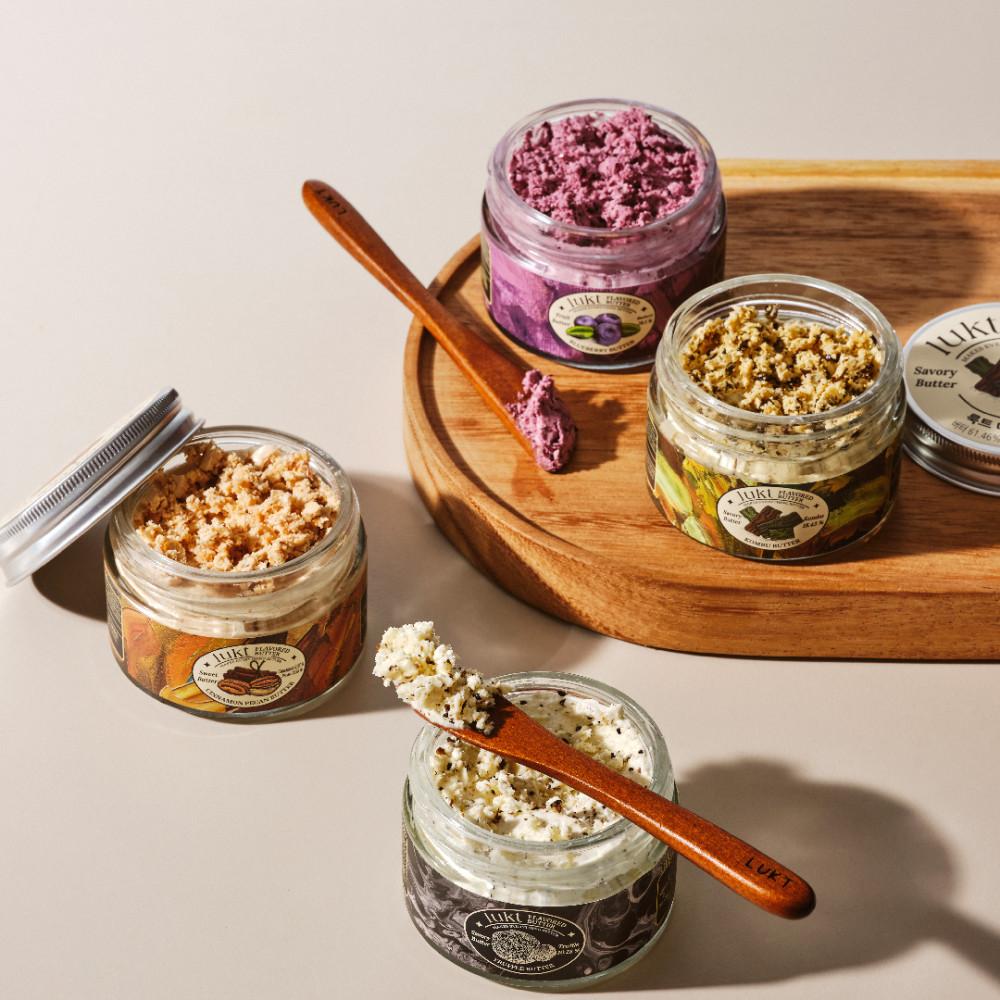 룩트 플레이버 버터 4종세트 다시마버터 트러플 시나몬피칸 블루베리 버터 : lukt 룩트