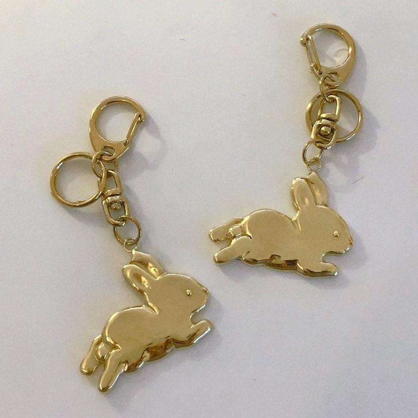 Lucky bunny keyring