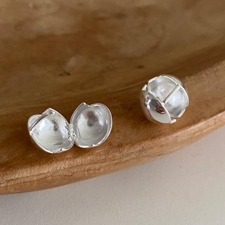 이런 상품 어때요? [무배/925silver] 10mm 은볼 원터치 은귀걸이 24k도금