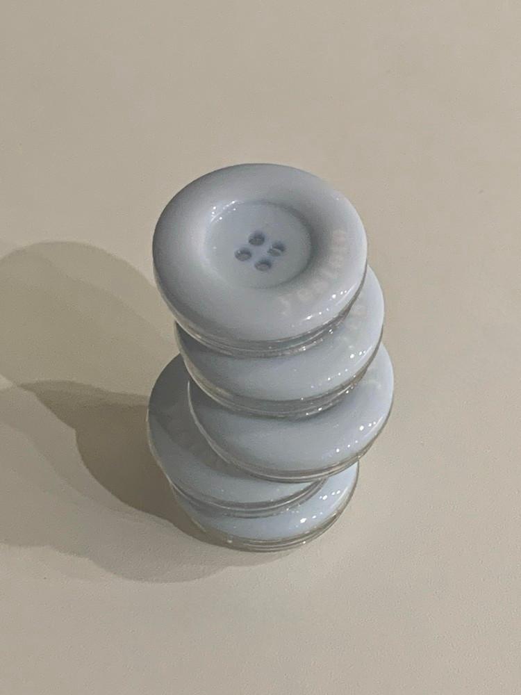 [B grade] 628 pale blue buttontok