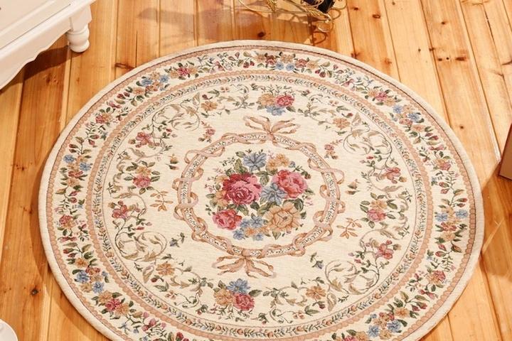 [해외] 빈티지 무드 페르시안 원형 러그