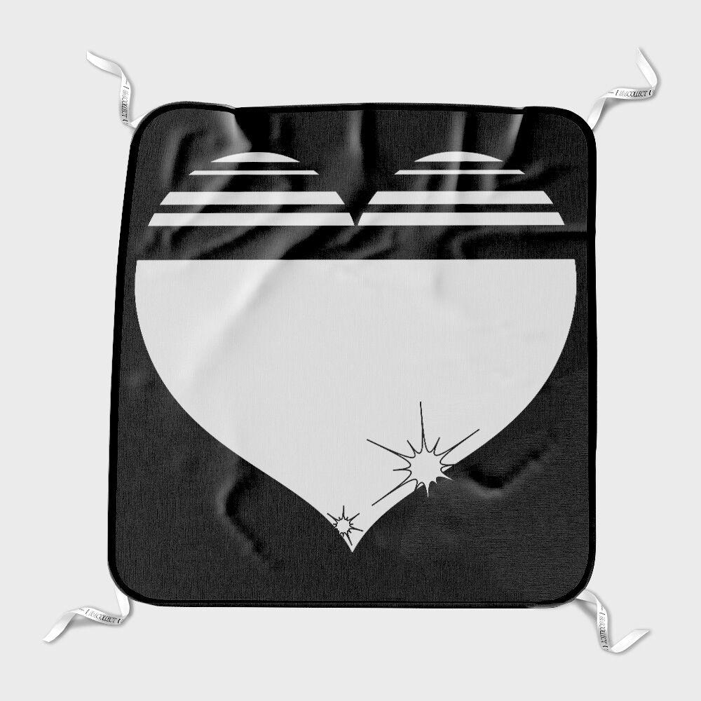 [피크닉매트][블랙] MEET & MAAT (Single/ HEART)