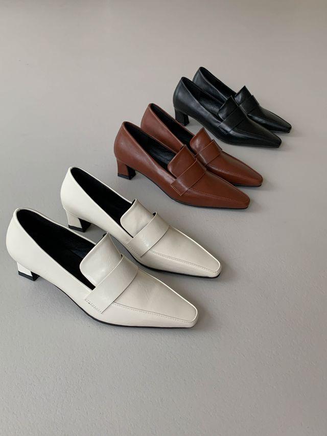 가을 신상 뾰족코 미들굽 키튼힐 펌프스 힐 여성 단화 로퍼 ZIO [2741]