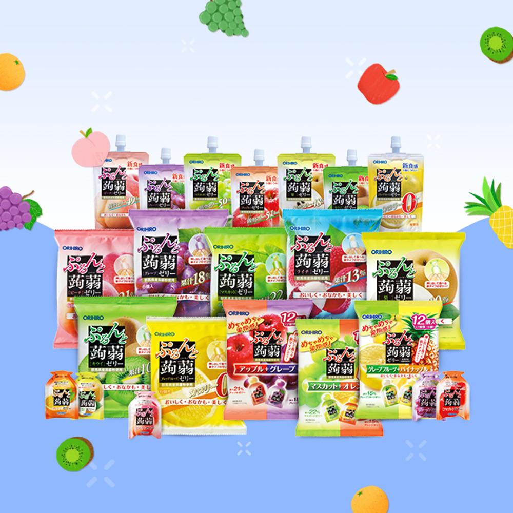 일본 곤약젤리 오리히로 (파우치/스탠딩) 18종