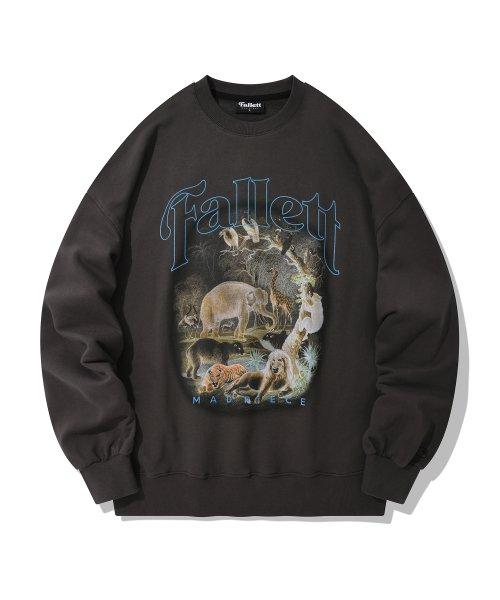 세렝게티 맨투맨 차콜