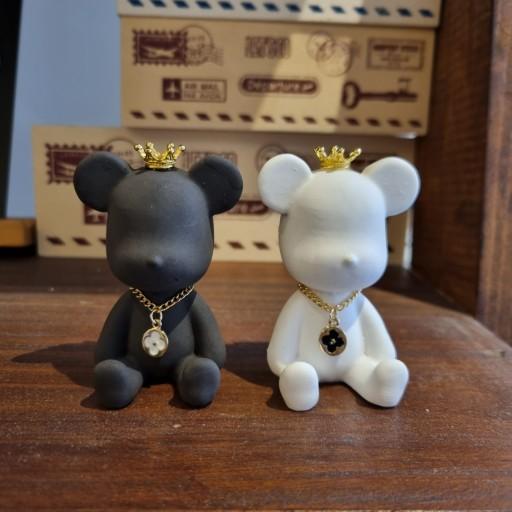 블랙화이트베어 차량용 석고방향제