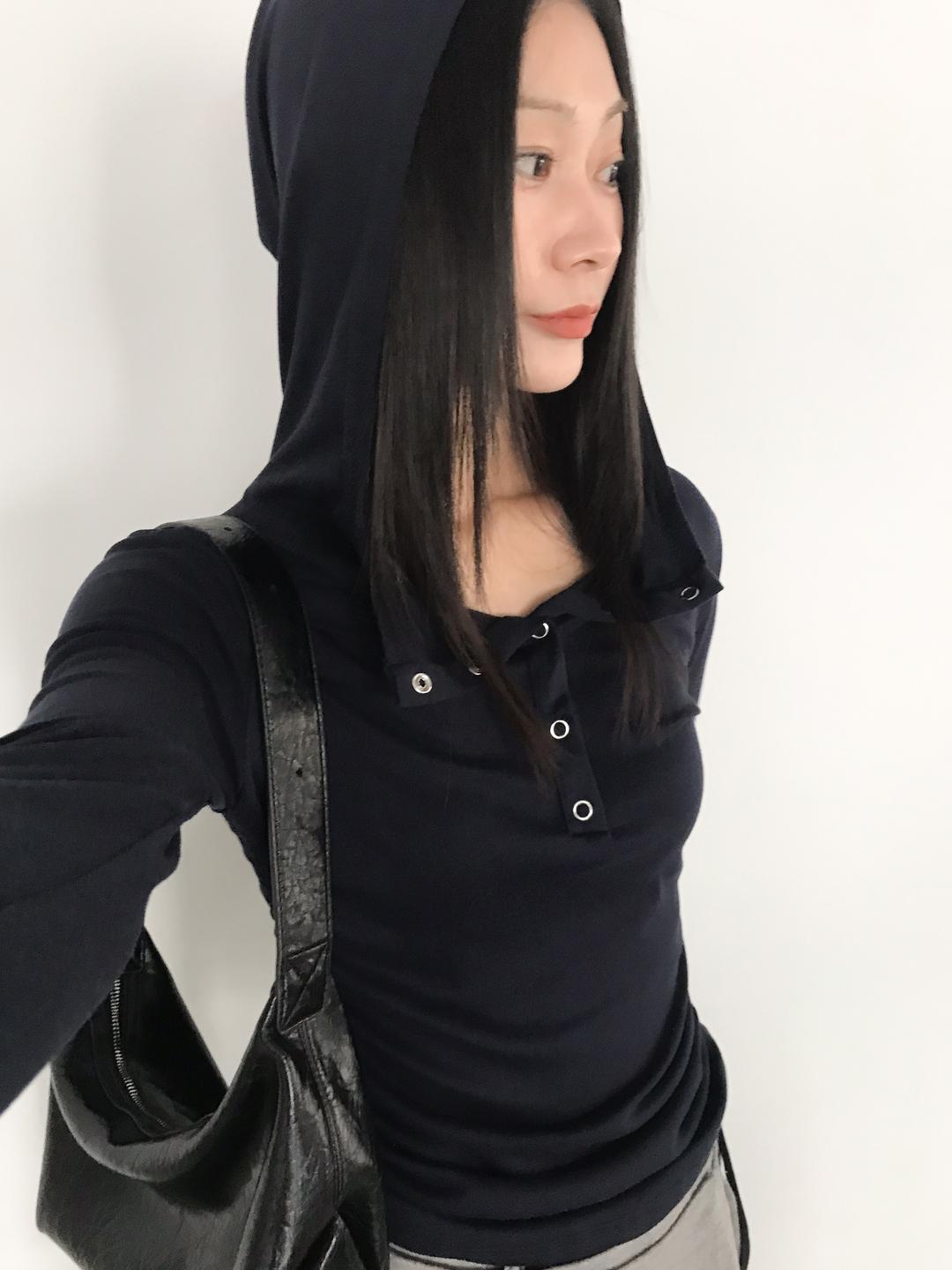 GEEK BUTTON TOP (ONE COLOR)