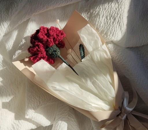 손뜨개 따뜻 니트 카네이션💐