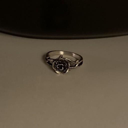 장미덩쿨 반지 실버