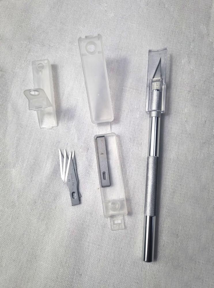 프리미엄 공예칼 아트나이프 펜슬 실링왁스 지우개 조각칼 교체형 칼날