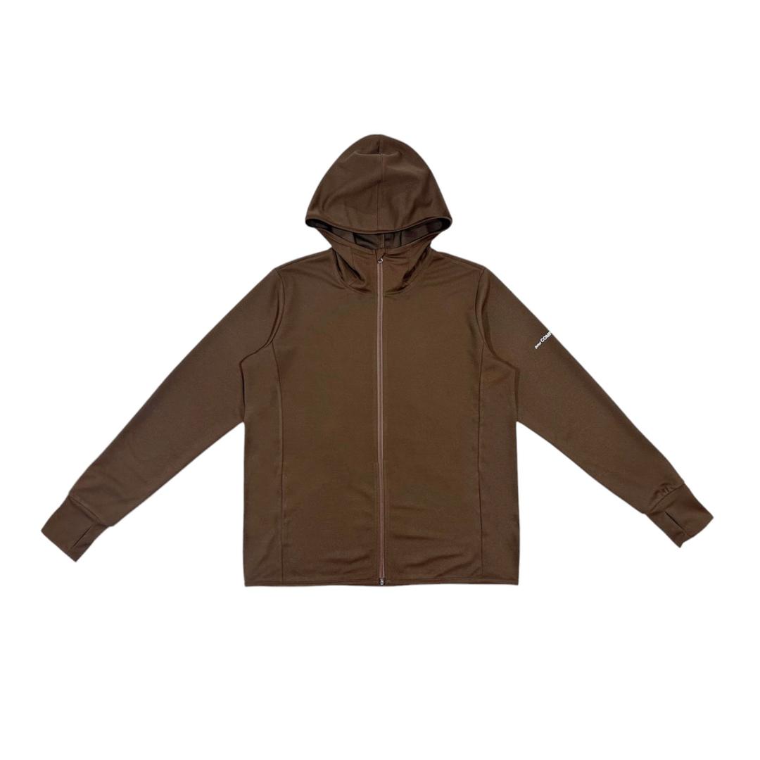 25-001 EASY WIND HOODIE (BROWN)
