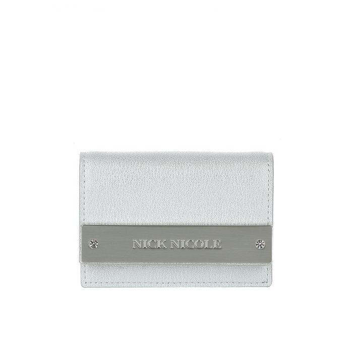CRYSTAL ACCORDION WALLET_SILVER
