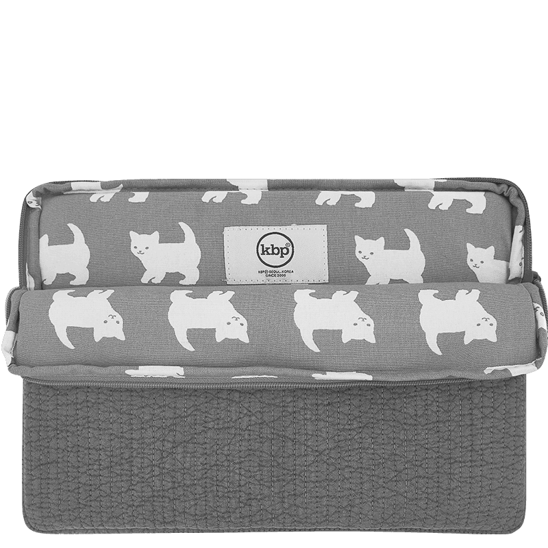 Quilting Happy Kitty Laptop Pouch Ⅱ 퀼팅 해피 키티 랩탑 파우치 Ⅱ