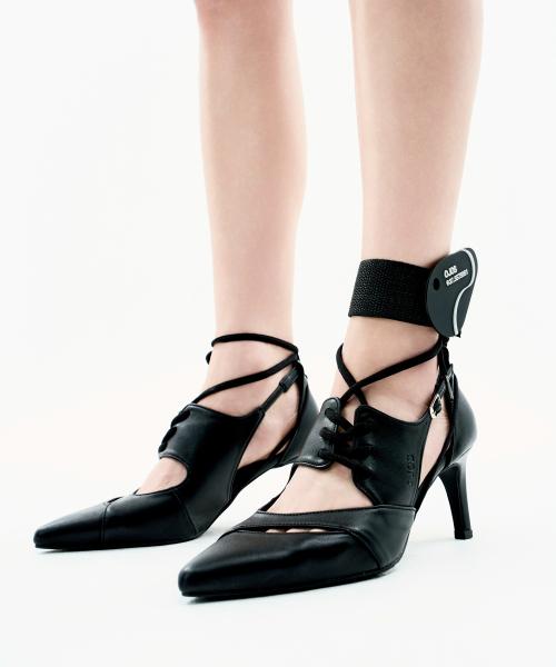 Multistrap Stiletto Heels / Black
