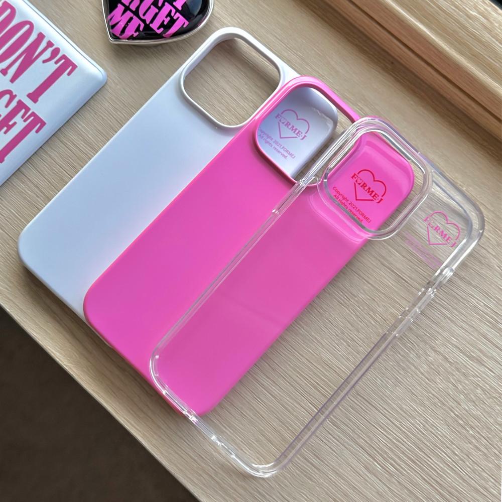 포미제이 로고 케이스 투명 젤하드 유광 슬림하드 아이폰 갤럭시 제트플립 3 4