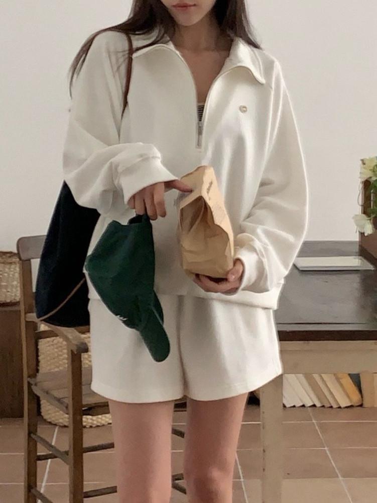 베르가못 로디MTM 반집업 맨투맨 셋업가능 3color