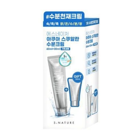 에스네이처 아쿠아 스쿠알란 수분크림, 90ml, 2개 - 페이셜크림 | 쿠팡