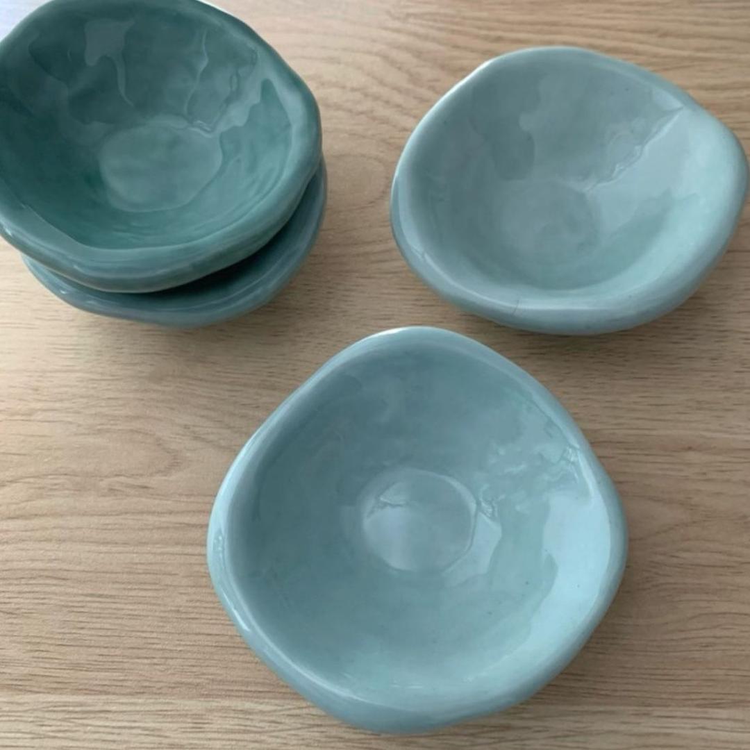 도자기 종지 소스그릇 미니종지 소라