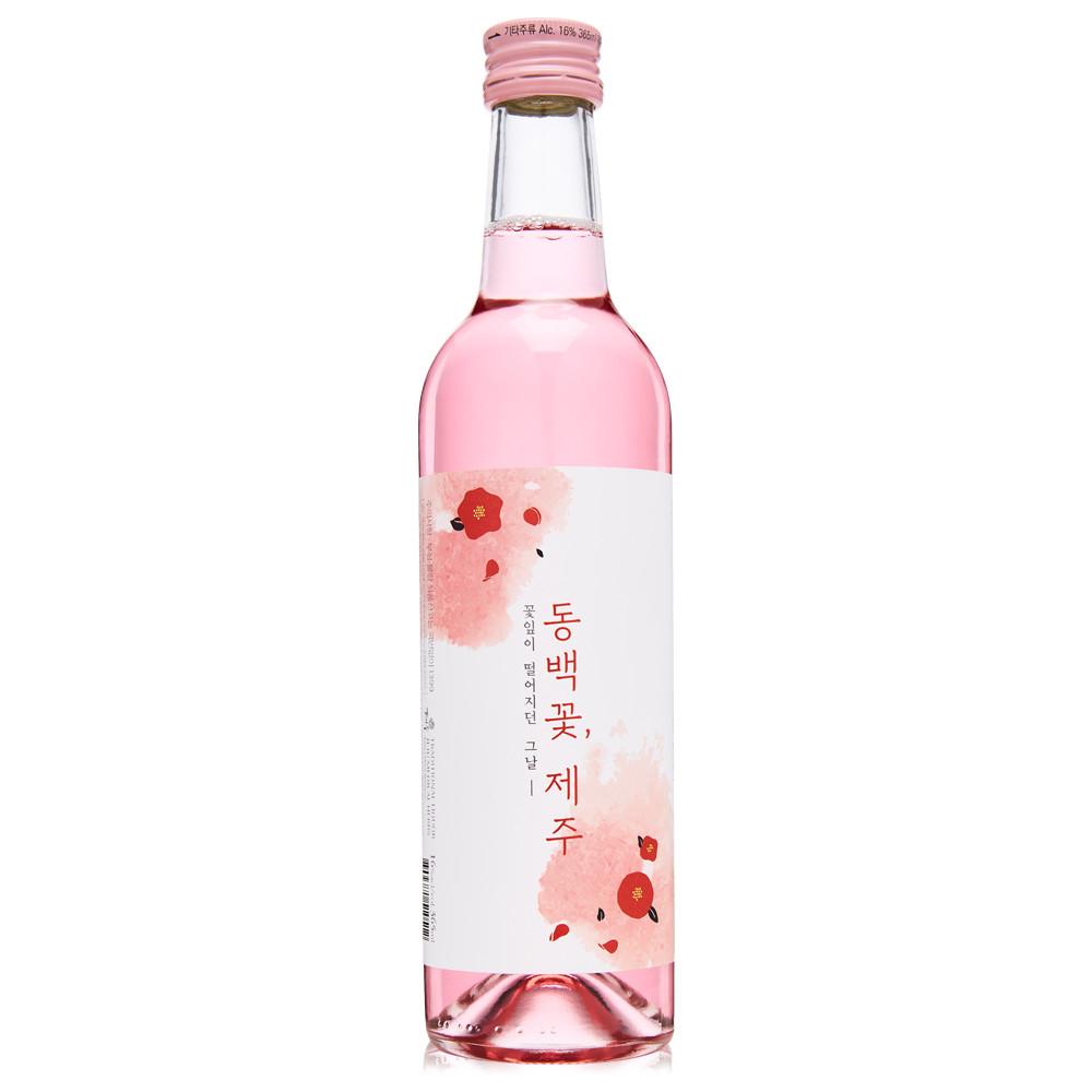 제주본초 동백꽃 제주 16도 365ml 제주전통주