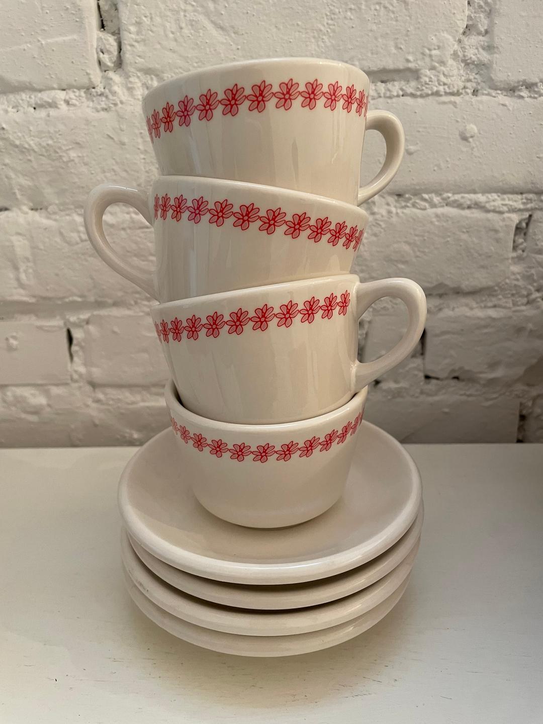 Flower cappuccino set