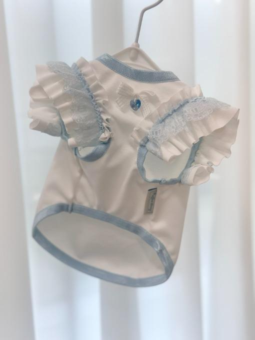 스위트 쿨링 프릴 - 화이트