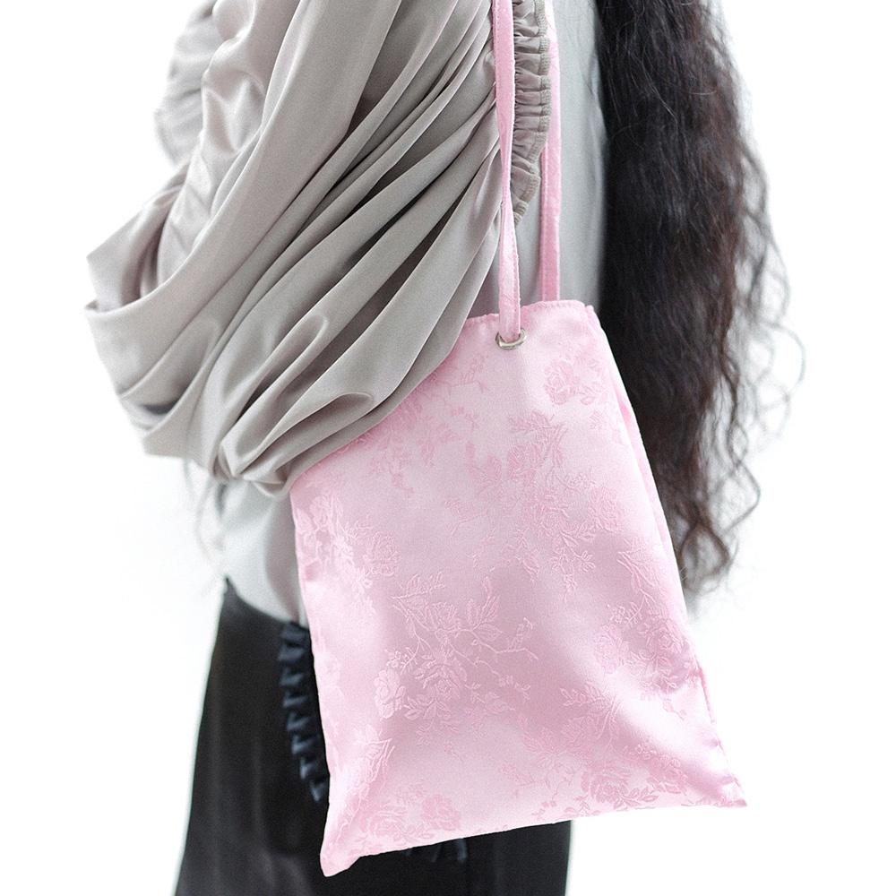 yoko jacquard bag pink