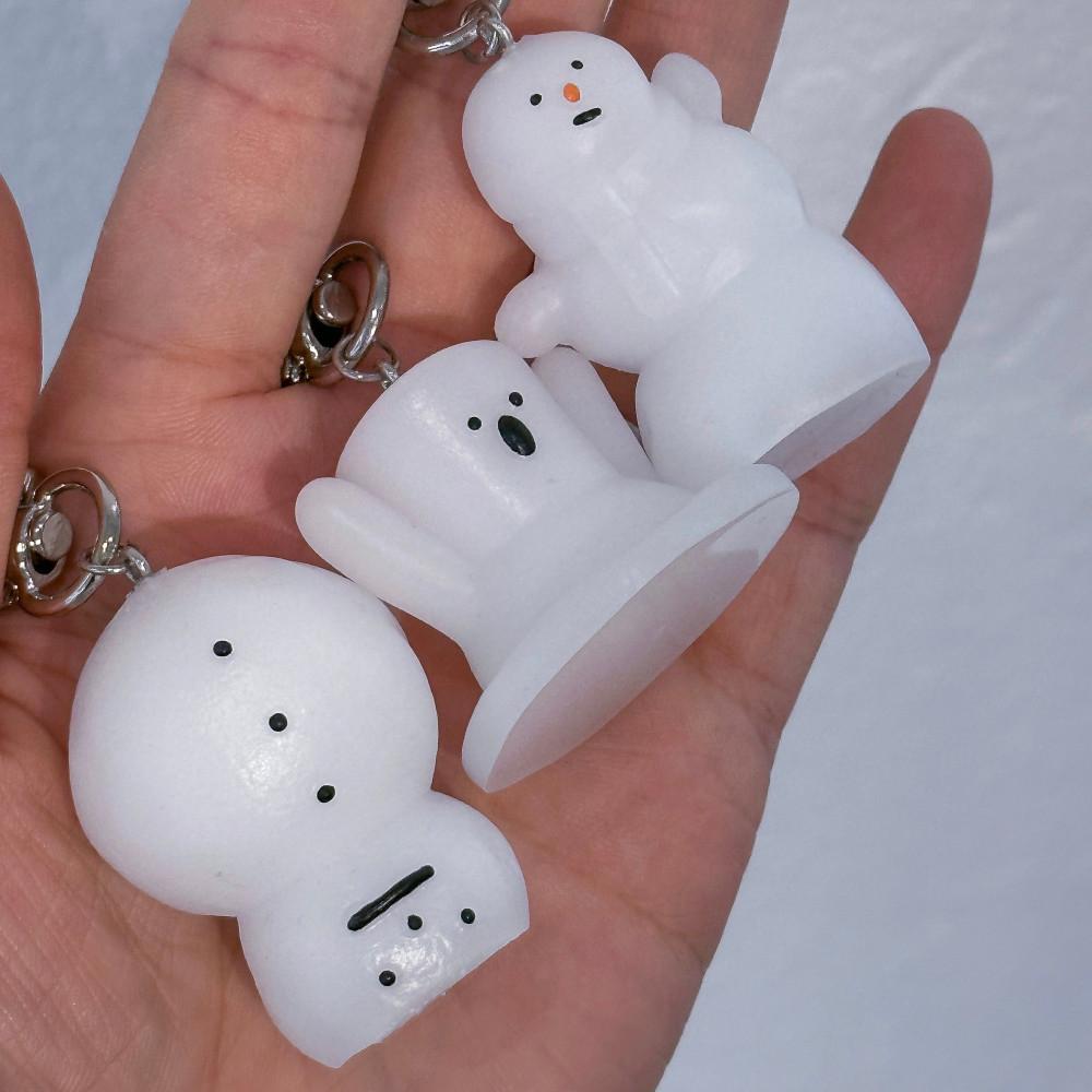 눈사람키링 3종 선물하기 좋은 귀여운 키링