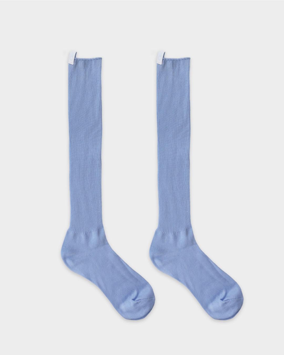 SUMMER KNEE SOCKS _ BLUE
