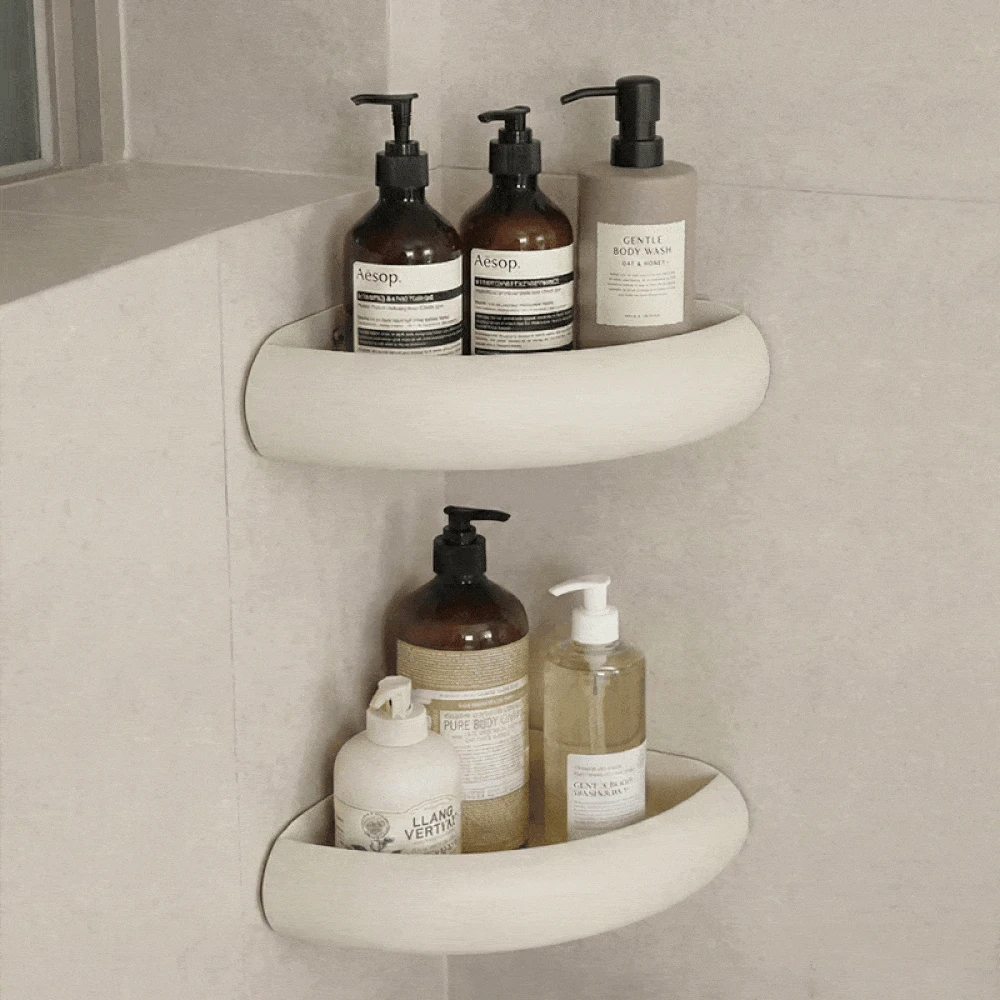 몽글 무타공 욕실선반 2종