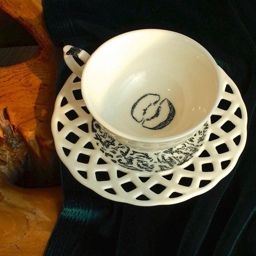 FF _ melon tea cup