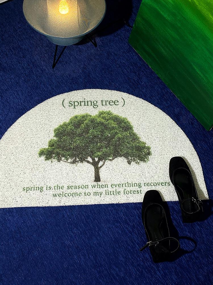 수심 Little Forest Rug 포레스트 러그 나무 숲 감성 카펫 발매트 현관 매트