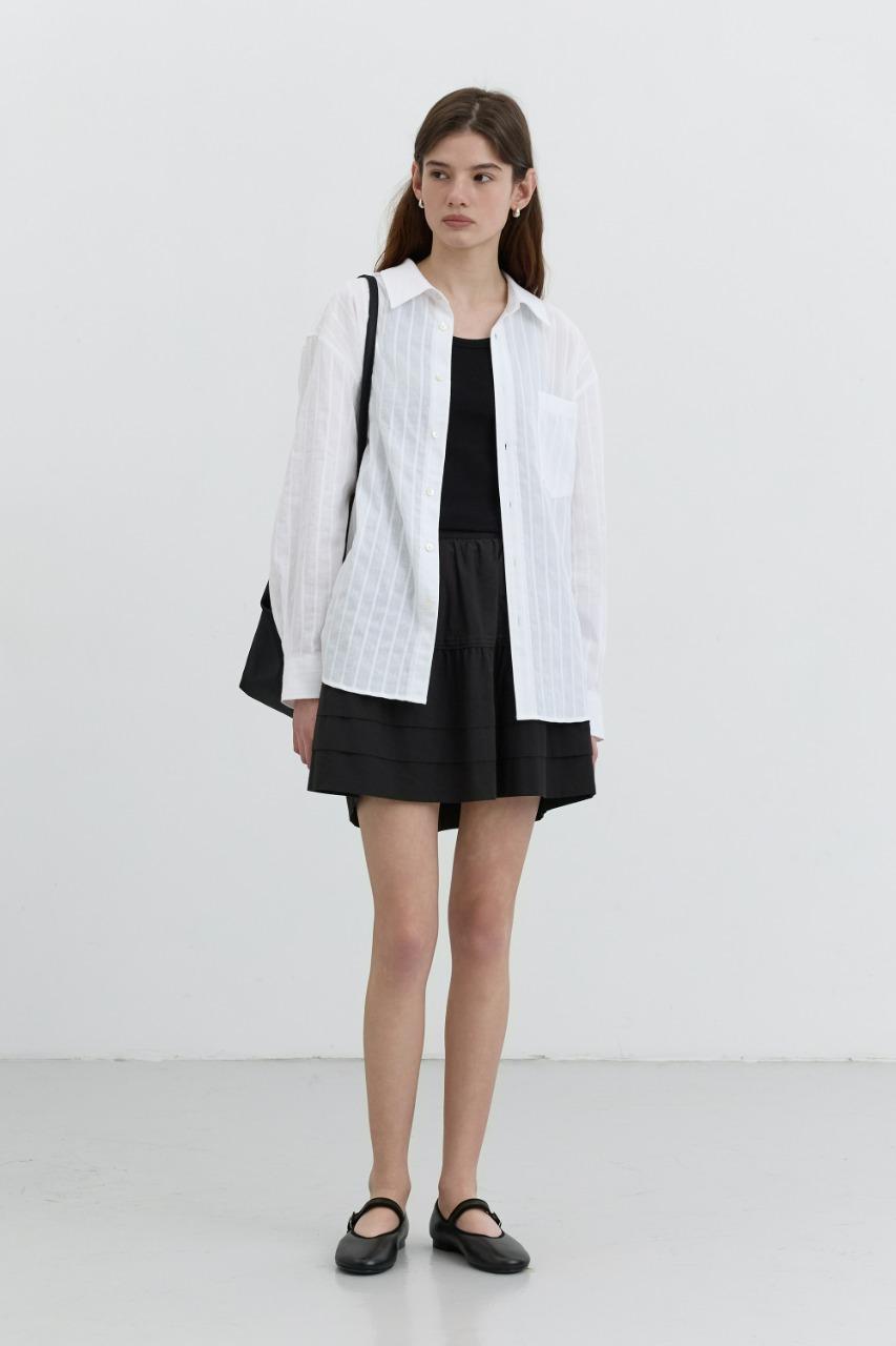 MINI FULL SKIRT BLACK