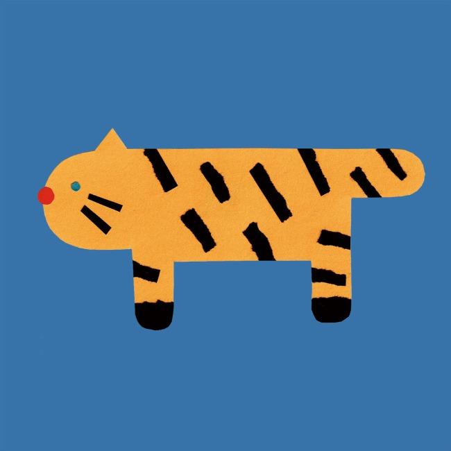 [마키토이] Winter village card Yellow cat