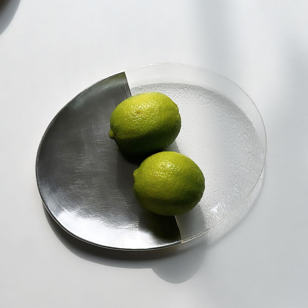 SILVER OU OVAL PLATE S