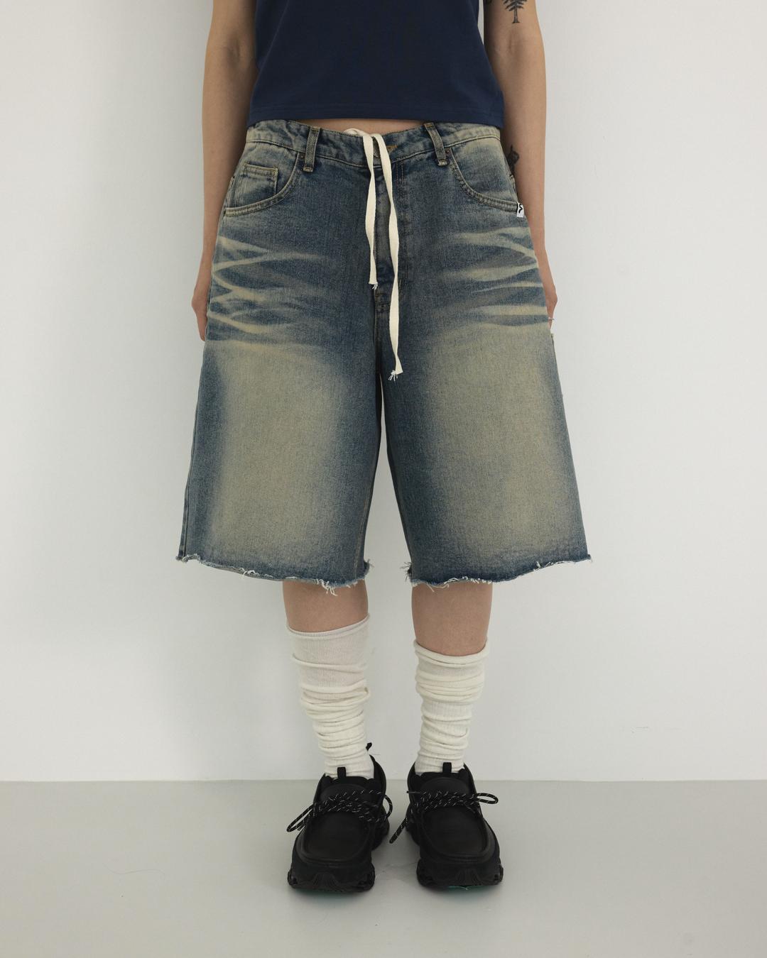 SANDY BERMUDA DENIM PANTS