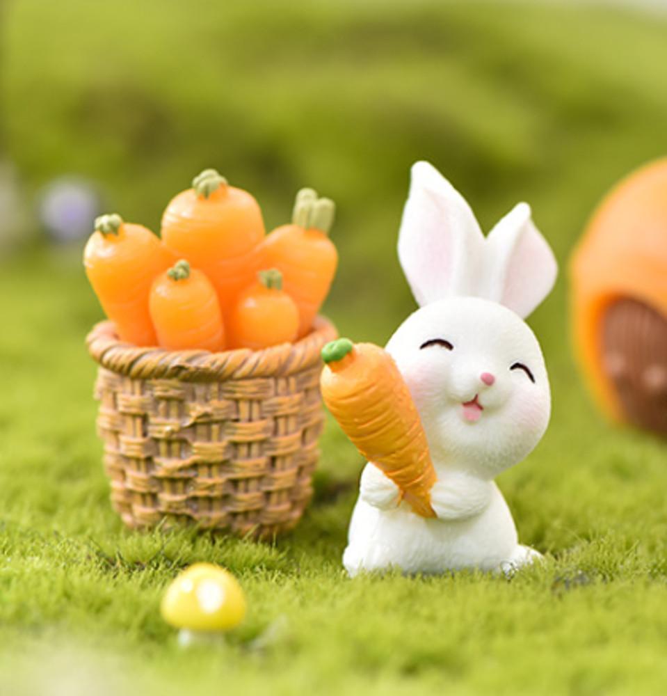 테라리움 토끼피규어 diy 만들기 화분꾸미기