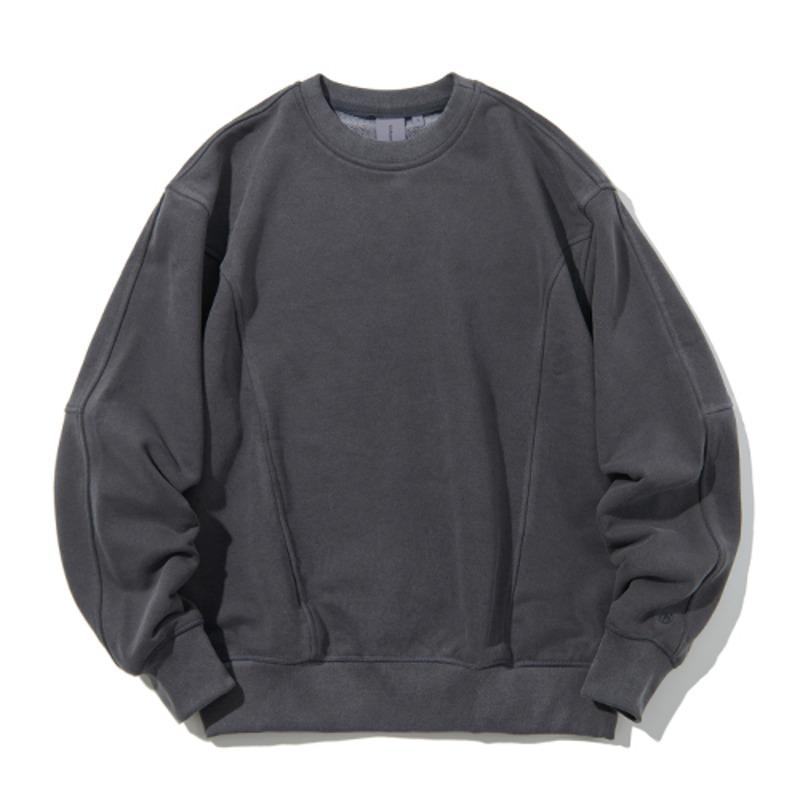 Line Pigment Sweatshirt_Charcoal_LT502 [ 9월13일 예약배송 ]