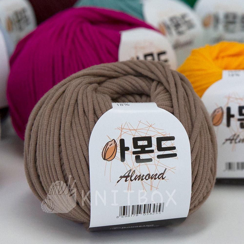 아몬드/뜨개실 코마면 가방 뜨기 튜브사 의류 면사 인형 만들기 소품실 아기실 코바늘실 패브릭얀