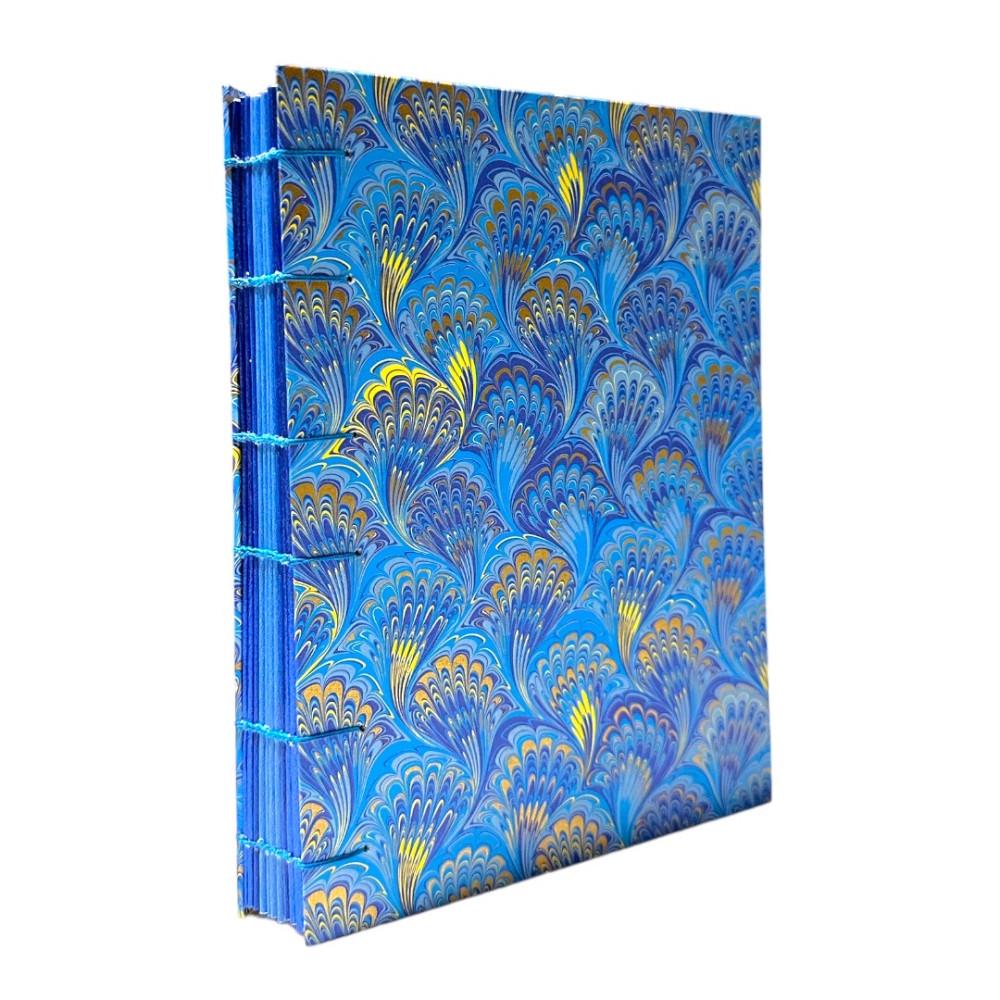 (이태리) N.182 Marbling'Blue' (무선) ( L : A5 size )