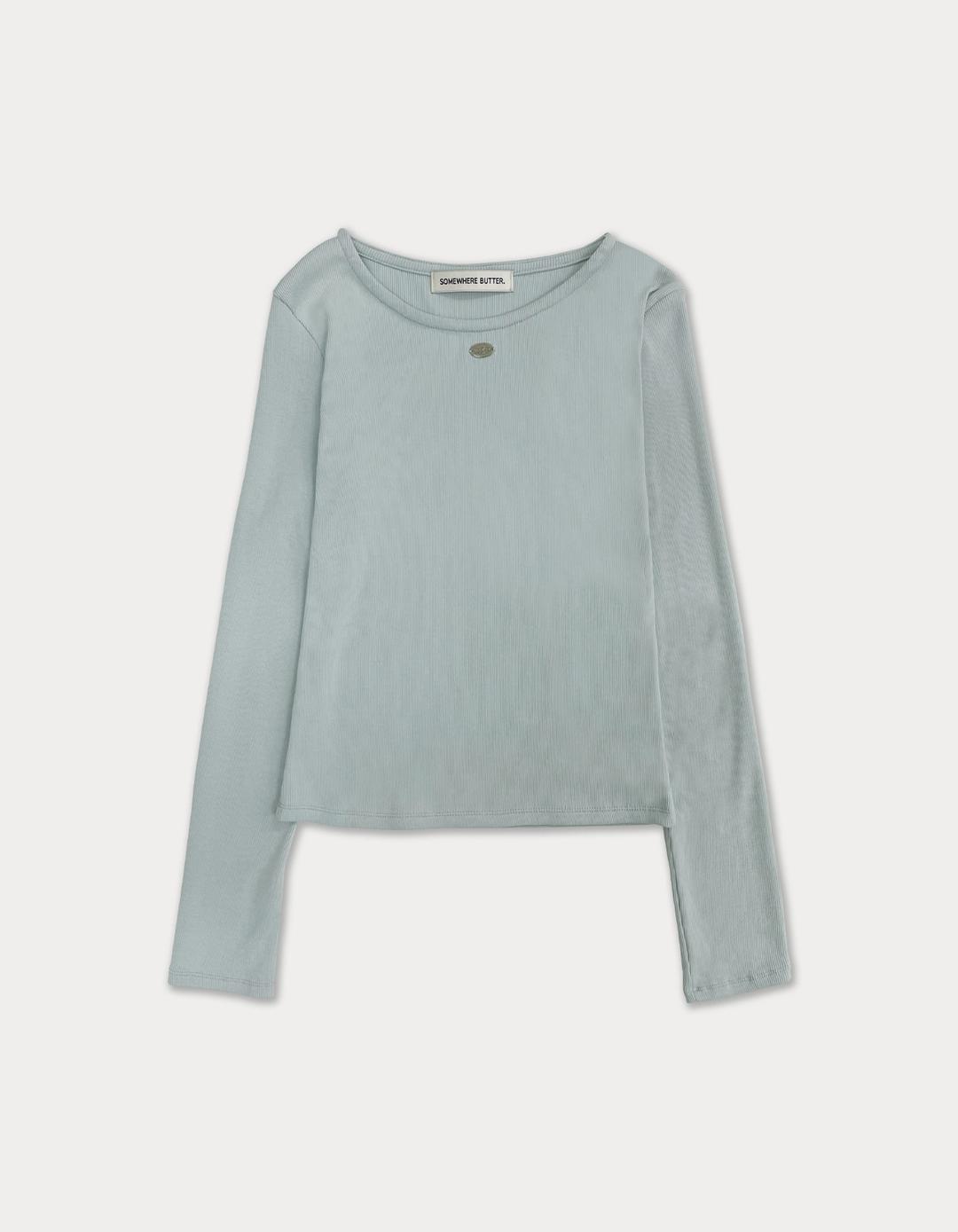 [release 10%] pendant center long top - light blue