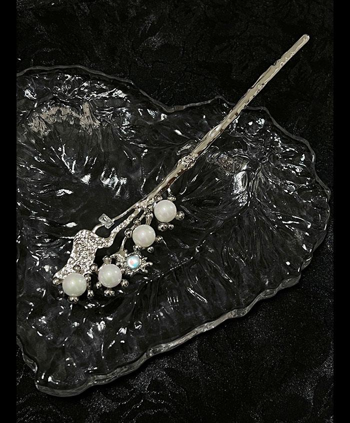 노드레스 pearl hairpin | 진주 비녀