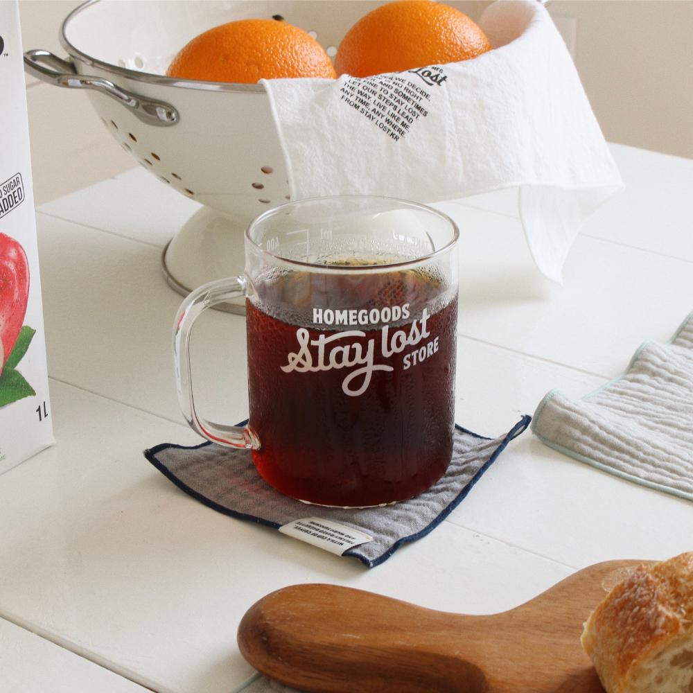 [스테이로스트] HOMEMAKER'S GLASS CUP 430ML 유리컵