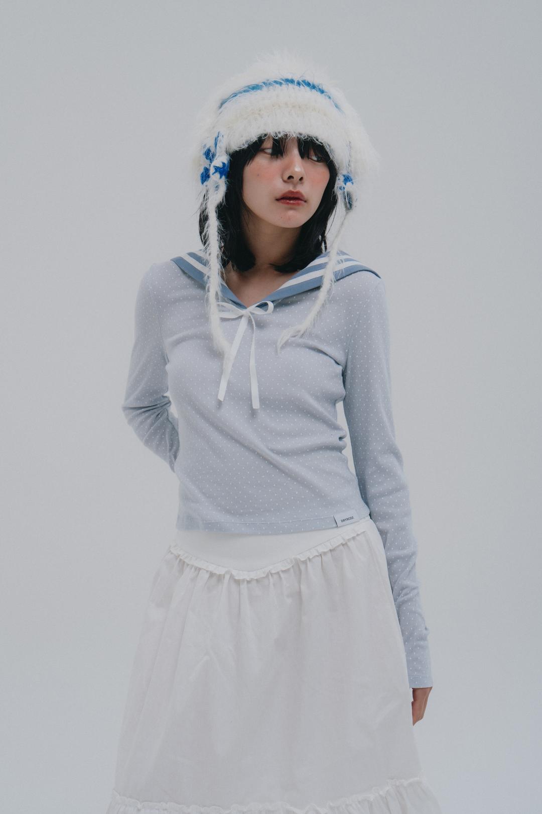 SAILOR DOT TOP (BLUE)