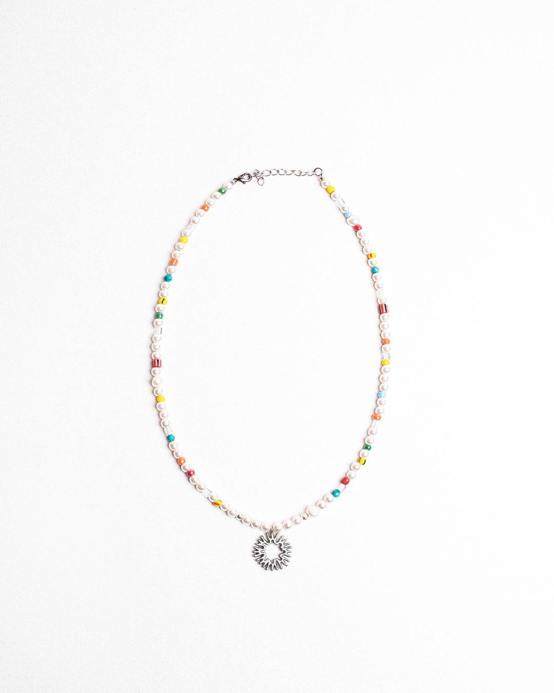 999 RAINBOW STONE SYMBOL NECKLACE